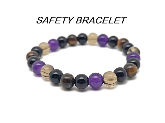 Safety Gemstone Bracelet - Handmade Crystal Bracelet - Men&Women Stretchy Bracelet - Gift for Her - Choose Your Bracelet - YY1007