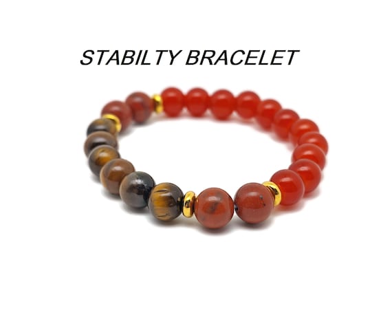 Stability Gemstone Bracelet - Handmade Crystal Bracelet - Men&Women Stretchy Bracelet - Gift for Her - Choose Your Bracelet - YY1054