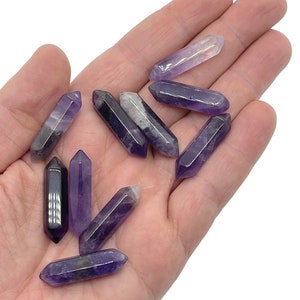 Amethyst Terminated Carved Point – Point Small Crystal Point – Crystal Pendant - 33mm -PO1017