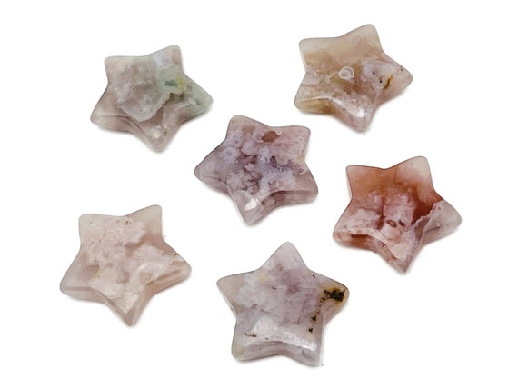 Flower Agate Star Gemstone - Star Gemstone – Healing Stone - Natural Star Gemstone - Star Gemstone - 3cm - ST1052
