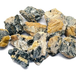Raw Yellow Tourmaline – Rough Yellow Tourmaline – Raw Crystal – Chunk Stones - RA1137