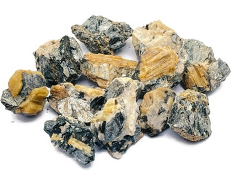 Surowy żółty turmalin – surowy żółty turmalin – surowy kryształ – kamienie bryłowe - RA1137