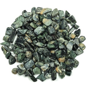 Kambaba Jasper Chips - Gemstone Chips – Crystal Semi Tumbled Chips - Bulk Crystal - 7-15mm - CP1118