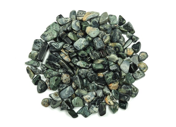 Kambaba Jasper Chips - Gemstone Chips – Crystal Semi Tumbled Chips - Bulk Crystal - 7-15mm - CP1118
