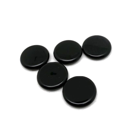 Obsidian Polished Gemstone Pocket Stone - Smooth Meditation Stones - 25mm - FL1105