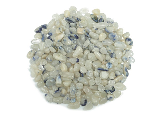 Dumortierite Chips – Gemstone Chips – Crystal Semi Tumbled Chips - Bulk Crystal - 7-12mm - CP1164