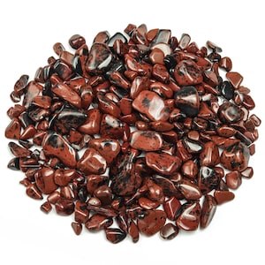 Mahogany Obsidian Chips – Gemstone Chips – Crystal Semi Tumbled Chips - Bulk Crystal - 7-15mm  - CP1073