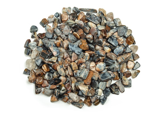 Pietersite Chips – Gemstone Chips – Crystal Semi Tumbled Chips - Bulk Crystal - 7-15mm - CP1102
