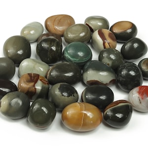 Ocean Jasper Tumbled Stone - Sea Jasper Stone - Healing Stone - TU1129