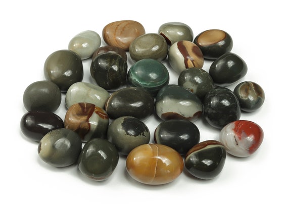 Ocean Jasper Tumbled Stone - Sea Jasper Stone - Healing Stone - TU1129