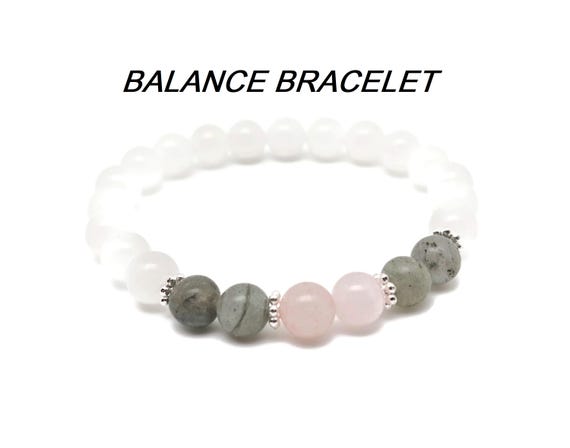 Balance Gemstone Bracelet - Handmade Crystal Bracelet - Men&Women Stretchy Bracelet - Gift for Her - Choose Your Bracelet - YY1026