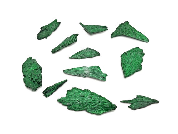 Green Aura Kyanite Fan - Kyanite Fan Crystal – Gemstone Crystal – Healing Stone - Gifts – RA1381