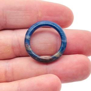 Sodalite Ring - Crystal Ring – Natural Sodalite - Jewelry Making Supplies - RI1007