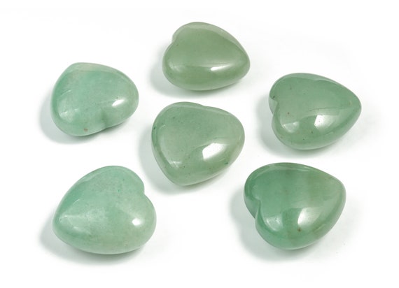 Aventurine Heart Gemstone – Green Heart Aventurine Gemstone –Natural crystals –Natural Gemstone - Aventurine Green Stone -4cm - HE1227