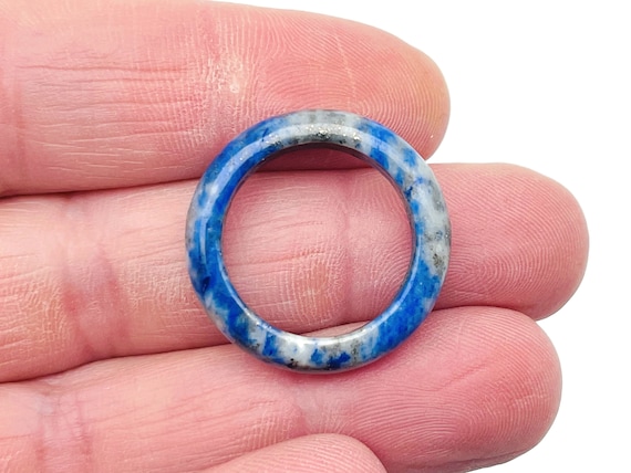 Lapis Lazuli Ring - Crystal Ring – Natural Lapis Lazuli - Jewelry Making Supplies - RI1023
