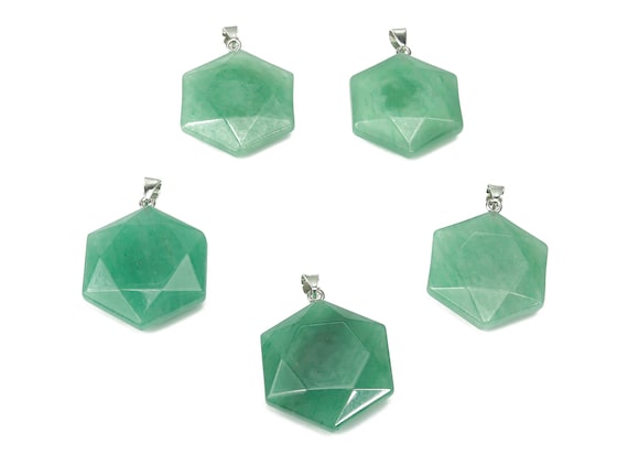 Aventurine Star Pendant - Crystal Pendant – Natural Necklaces - Jewelry Making Supplies - NC1061