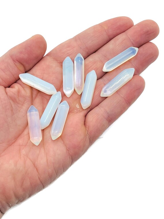 Opalite Terminated Carved Point – Point Small Crystal Point – Crystal Pendant - 33mm -PO1008