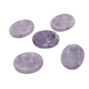 Lepidolite Worry Stone – Crystal Worry Stone – Pocket Stone – Healing Crystal - 4.5x3.5cm - WO1053
