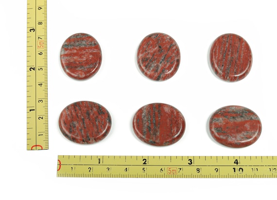 Flat Green Hair Jasper Coins Flat Green Hair Jasper Coins