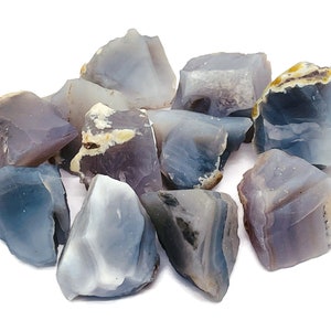 Raw Gray Agate – Rough Gray Agate – Raw Crystal – Chunk Stones - RA1132