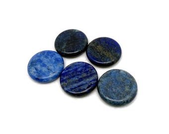 Lapis Lazuli Polished Gemstone Pocket Stone - Smooth Meditation Stones - 25mm - FL1103