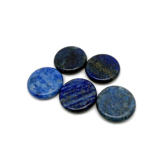 Lapis Lazuli Polished Gemstone Pocket Stone - Smooth Meditation Stones - 25mm - FL1103