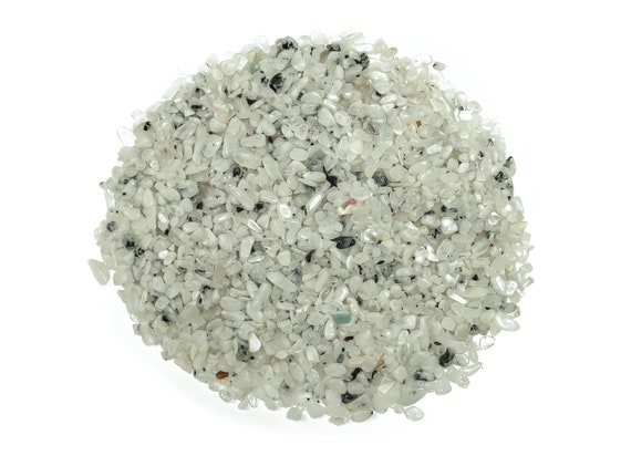 Rainbow Moonstone Chips – Gemstone Chips – Crystal Semi Tumbled Chips - Bulk Crystal - 2-6mm - CP1137
