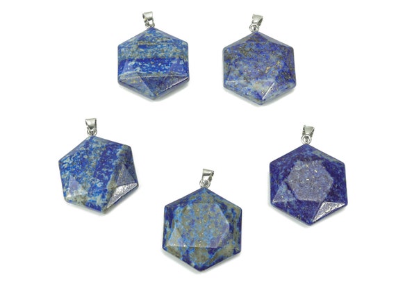 Lapis Lazuli Star Pendant - Crystal Pendant – Natural Necklaces - Jewelry Making Supplies - NC1068
