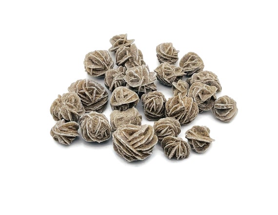 Mini Desert Rose Selenite Stone – Making Jewelry Stones – Natural Selenite Stone – Desert Stone Charm – TU1295