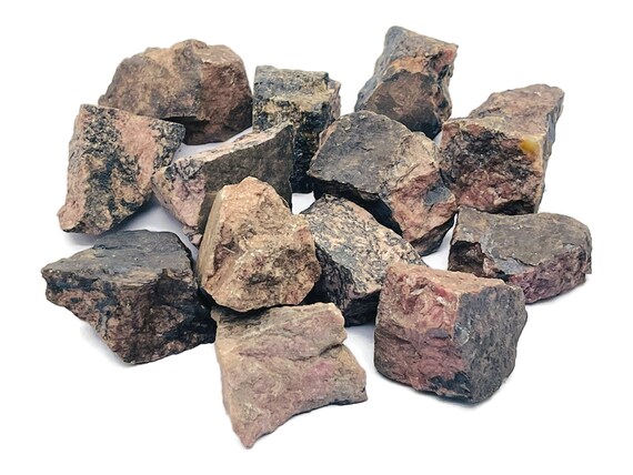 Raw Rhodonite – Rough Rhodonite – Raw Crystal – Chunk Stones - RA1138