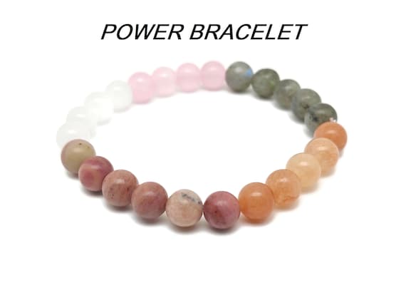 Power Gemstone Bracelet - Handmade Crystal Bracelet - Men&Women Stretchy Bracelet - Gift for Her - Choose Your Bracelet - YY1016
