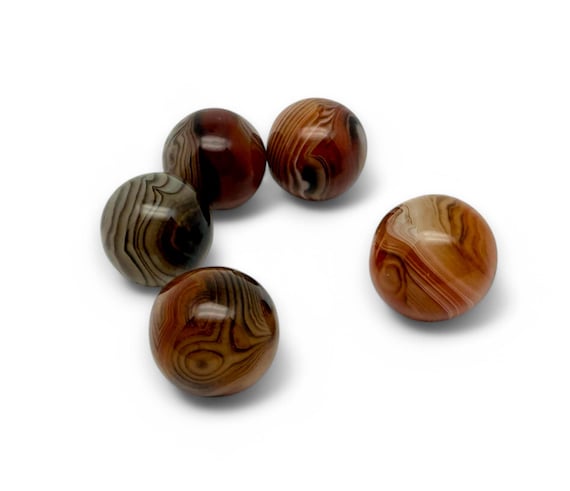 Sardonyx Agate Sphere Stone – Crystal Ball - Healing Crystal Stones – Crystal Décor – 20-25mm - SP1115