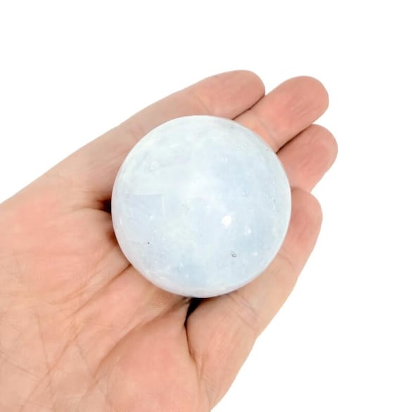 Celestite Sphere Stone AAA+ – Crystal Ball  – Crystal Decor – 40-50mm - BA1077