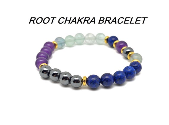 Root Chakra Gemstone Bracelet - Handmade Crystal Bracelet - Men&Women Stretchy Bracelet - Gift for Her - Choose Your Bracelet - YY1052
