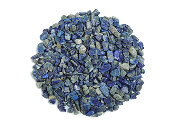 Lapis Lazuli Chips - Tumbled Lapis Lazuli Stones – Lapis Lazuli Gemstone - Crystal Chips - Healing Stones - 7-15mm - CP1027