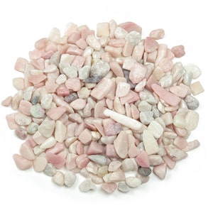 Pink Opal Chips – Gemstone Chips – Crystal Semi Tumbled Chips - Bulk Crystal - 7-15mm  - CP1032