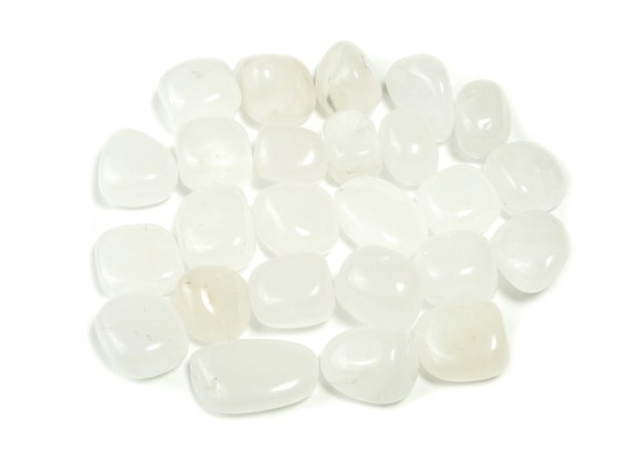 Snow Quartz Tumbled Stone –Natural Snow Quartz Stones– Quartz Crystal Charm – Chakra Crystal – Milky Quartz Healing - Medium Size – TU1112