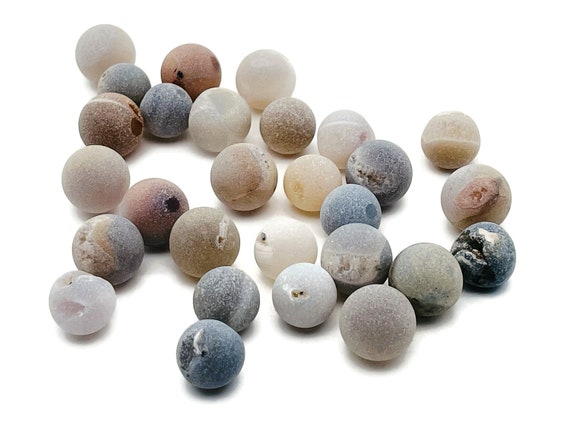 Agate Sphere Druzy - Mini Agate Sphere - Agate Ball Decorative - Geode Druzy Agate - Healing Body - SP1093
