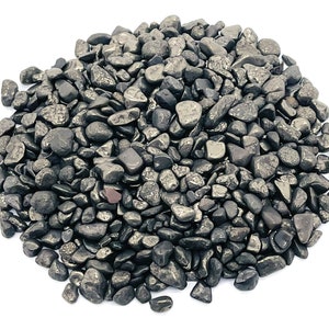 Copeaux de pyrite – Éclats de pierres précieuses – Éclats semi-tombés en cristal - Cristal en vrac - 5-8mm - CP1207