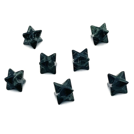 Kambaba Jasper Merkaba Star Crystal Carving – Christmas Gift - Mini Merkaba Star Figurines - Crystal Reiki Healing - ME1020