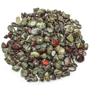 Dragon Blood Jasper Chips – EdelsteenChips – Crystal Semi Tumbled Chips - Bulk Crystal - 7-15mm - CP1046
