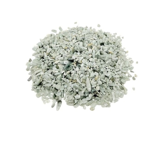 Burmese Jade Chips –  Small Amazonite Stones – Genuine Gemstones 2-6mm – CP1267