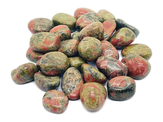 Unakite Tumble Stone - Natural Unakite - Healing Gemstone – Unakite Pocket Stone – Unakite Gemstone – TU1190