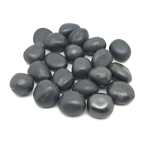 Shungite Tumbled Stone  – Black Shungite Crystal – Loose Gemstones - Natural Shungite - TU1308