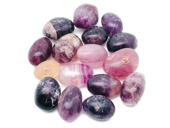 Purple Fluorite Tumbled Stone – Purple Crystal Stone - Gemstone - Crystal – Healing Stone – TU1254