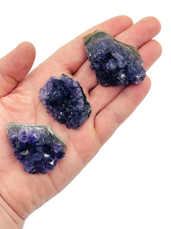 Amethyst Crystal Cluster - Amethyst Raw crystal – Natural Amethyst Stone – Healing Amethyst Crystal – Raw Amethyst Mini Cluster – RA1025