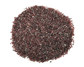 Garnet Chips - Natural Garnet Chips - Undrilled Loose Tumbled Garnet Stones – Garnet Gemstone Ship Embellishments - 2-6mm - CP1017