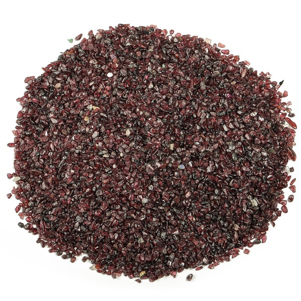 Garnet Chips - Natural Garnet Chips - Undrilled Loose Tumbled Garnet Stones – Garnet Gemstone Ship Embellishments - 2-6mm - CP1017