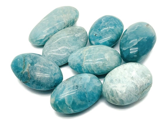 Amazonite Palm Stone - Green Amazonite Crystal – Relaxing Stone – PA1002