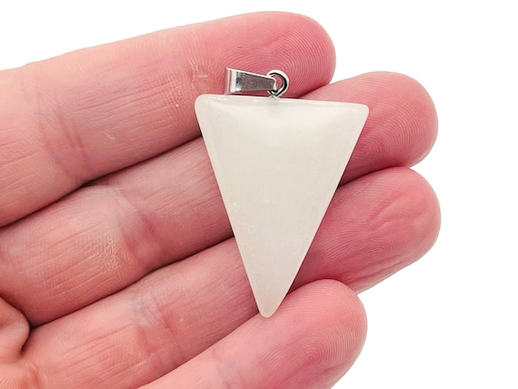 Luminous Crystal Triangle Pendant - Crystal Pendant - Healing Stone - NC1211